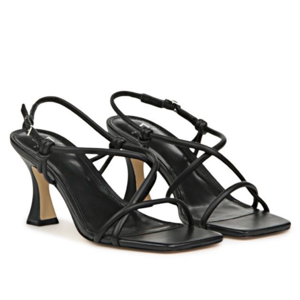 Marc Fisher Black Strappy Heels